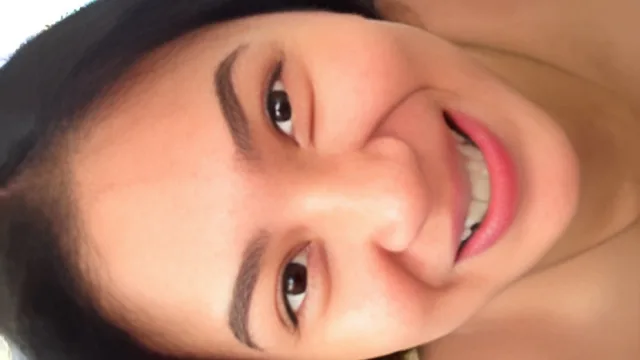 Excited ma siritan sa mukha